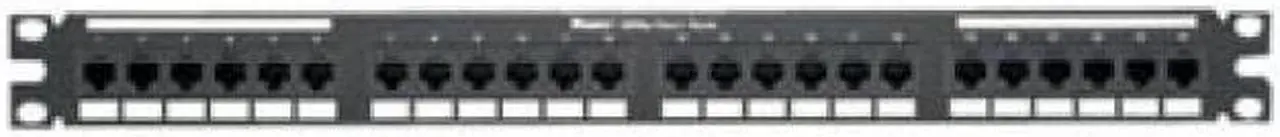 Alt view image 3 of 5 - Panduit DP24688TGY Panduit DP6 24 Port Cat6 Network Patch Panel - 24 x RJ-45 - 24 Port(s) - 24 x RJ-45 - 24 x RJ-11 - 1U High - Rack-mountable