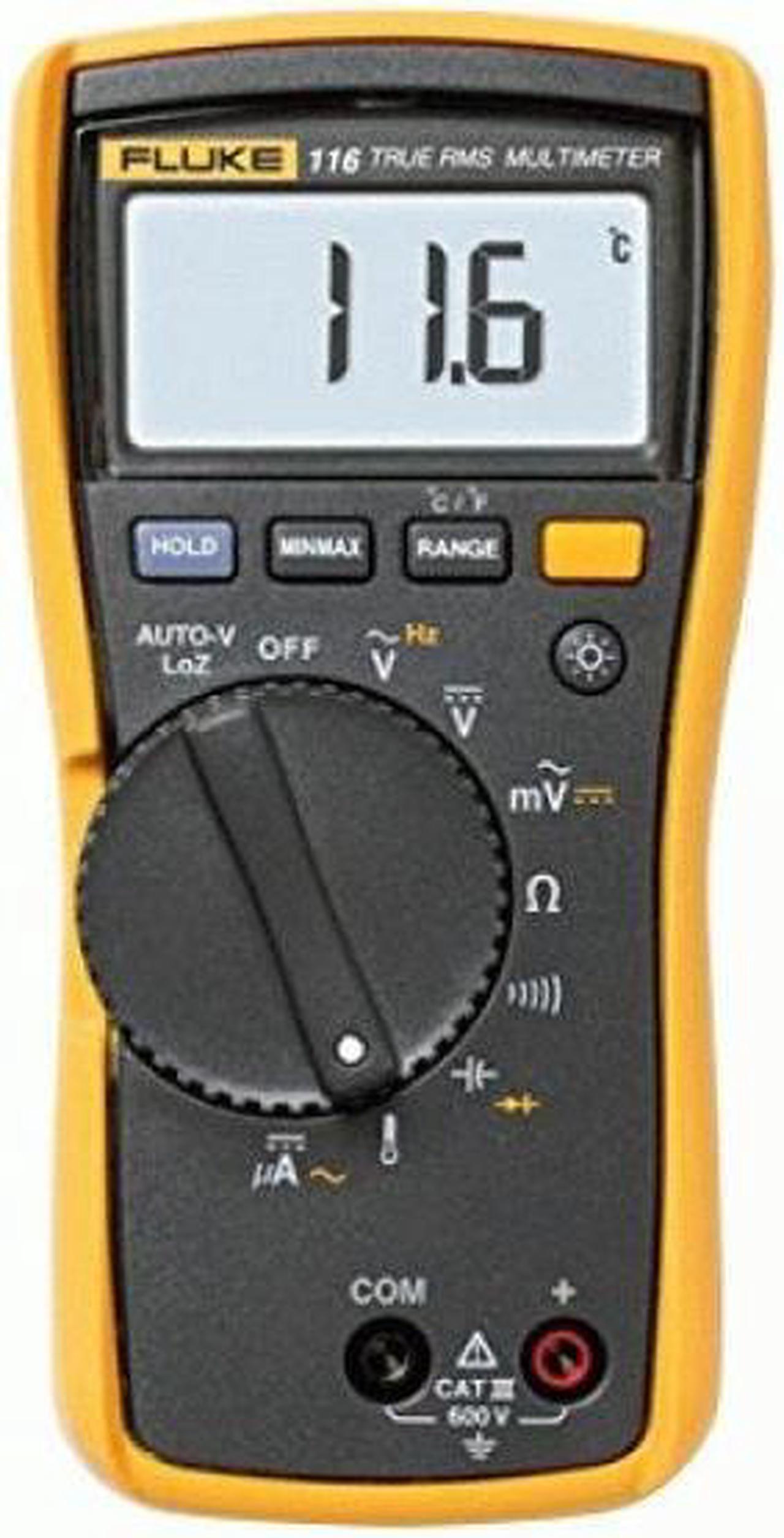 Alt view image 10 of 10 - Fluke 116 HVAC/R Multimeter with temperature and microamps