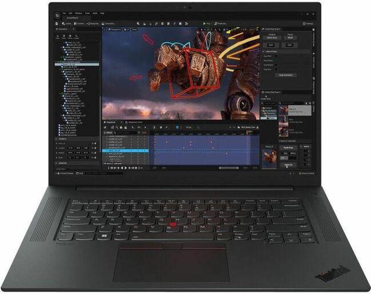 Lenovo ThinkPad P1 Gen 6 21FV001PUS 16" Mobile Workstation - WQXGA - 2560 x 1600 - Intel Core i7 13th Gen i7-13700H Tetradeca-core (14 Core) 2.40 GHz - 32 GB Total RAM - 1 TB SSD - Black Paint