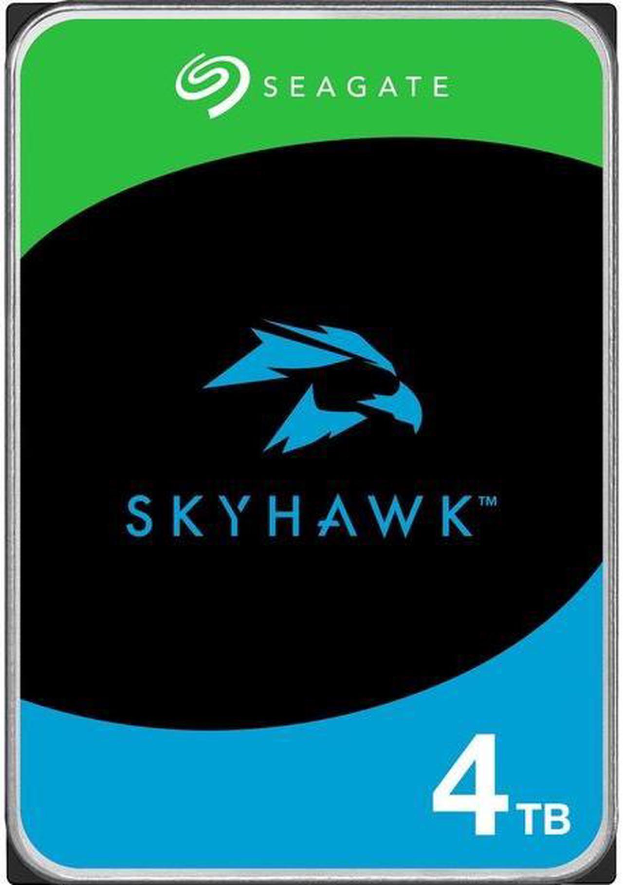 Seagate SkyHawk 4TB Internal SATA 3.5" Hard Drive, CMR Method ST4000VX016