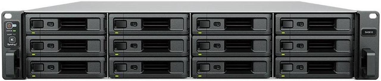 Alt view image 4 of 14 - Synology SA3610 12-Bay Diskless Rackmount NAS Storage System