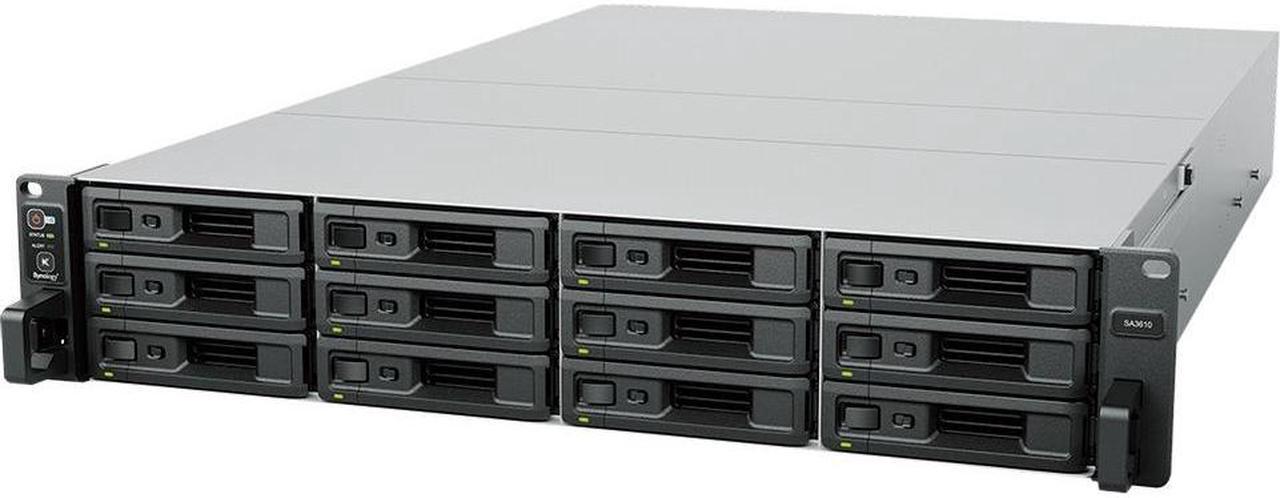 Alt view image 3 of 14 - Synology SA3610 12-Bay Diskless Rackmount NAS Storage System