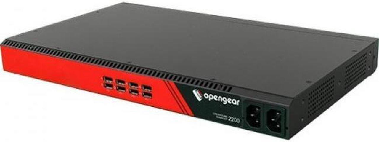 Opengear OM2248 Device Server - DDR3 SDRAM - Twisted Pair, Optical Fiber - 2 Total Expansion Slot(s) - 2 x Network (RJ-45) - 8 x USB - 48 x Serial Port - 10/100/1000Base-T, 1000Base-X - Gigabit Ethern