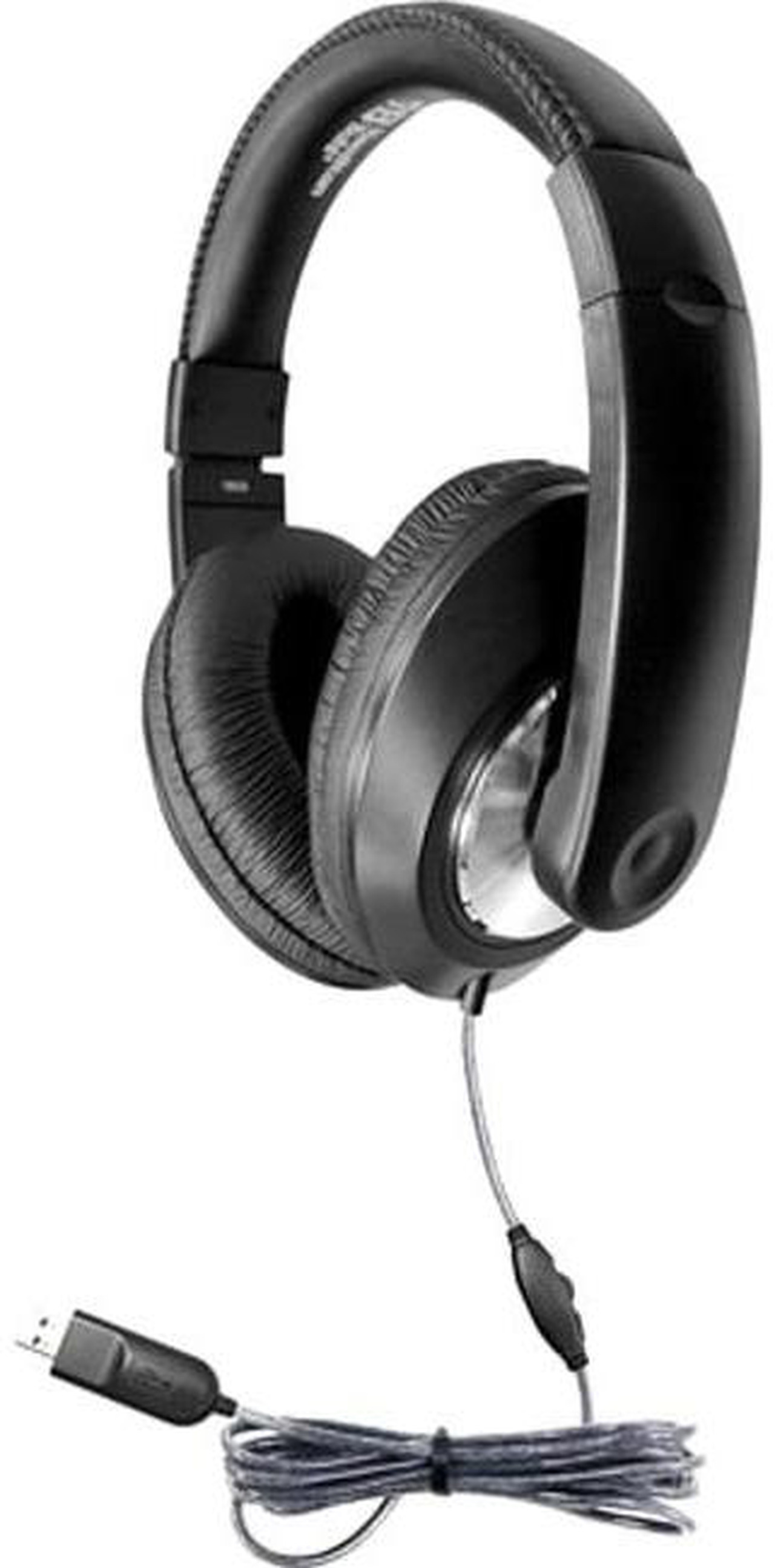 Open Box: HamiltonBuhl ST1BKU Smart-Trek Deluxe Stereo Headphones with In-Line Volume Control and USB Plug - Black - Newegg.com - Open Box condition - Image 6