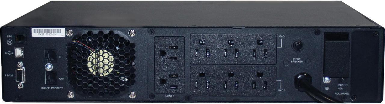 Alt view image 5 of 8 - Minuteman Endeavor ED1500RTXL2UNC 1500VA Tower/Rack/Wall Mountable UPS