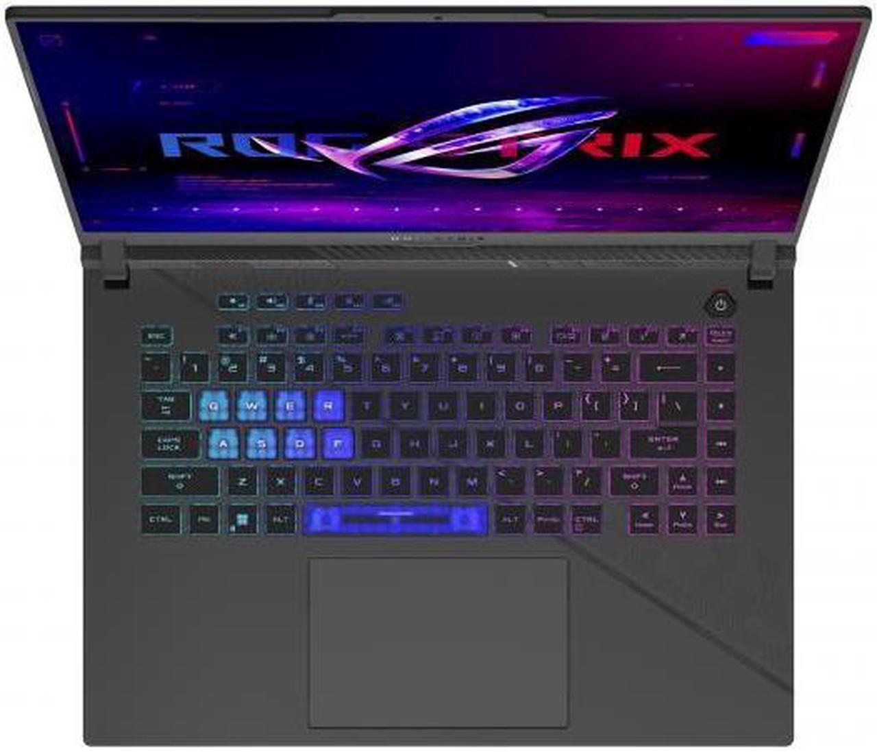 Alt view image 2 of 12 - ASUS ROG Strix G16WQXGA 2560X1600 240Hz Gaming Laptop Intel Core i9-14900HX 32GB DDR5 1TB SSD NVIDIA GeForce RTX 4060 8GB Eclipse Gray