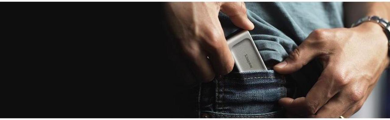 Alt view image 17 of 20 - Kingston XS2000 4TB High Performance Portable SSD with USB-C | Pocket-Sized | USB 3.2 Gen 2x2 | External Solid State Drive | Up to 2000MB/s | SXS2000/4000G