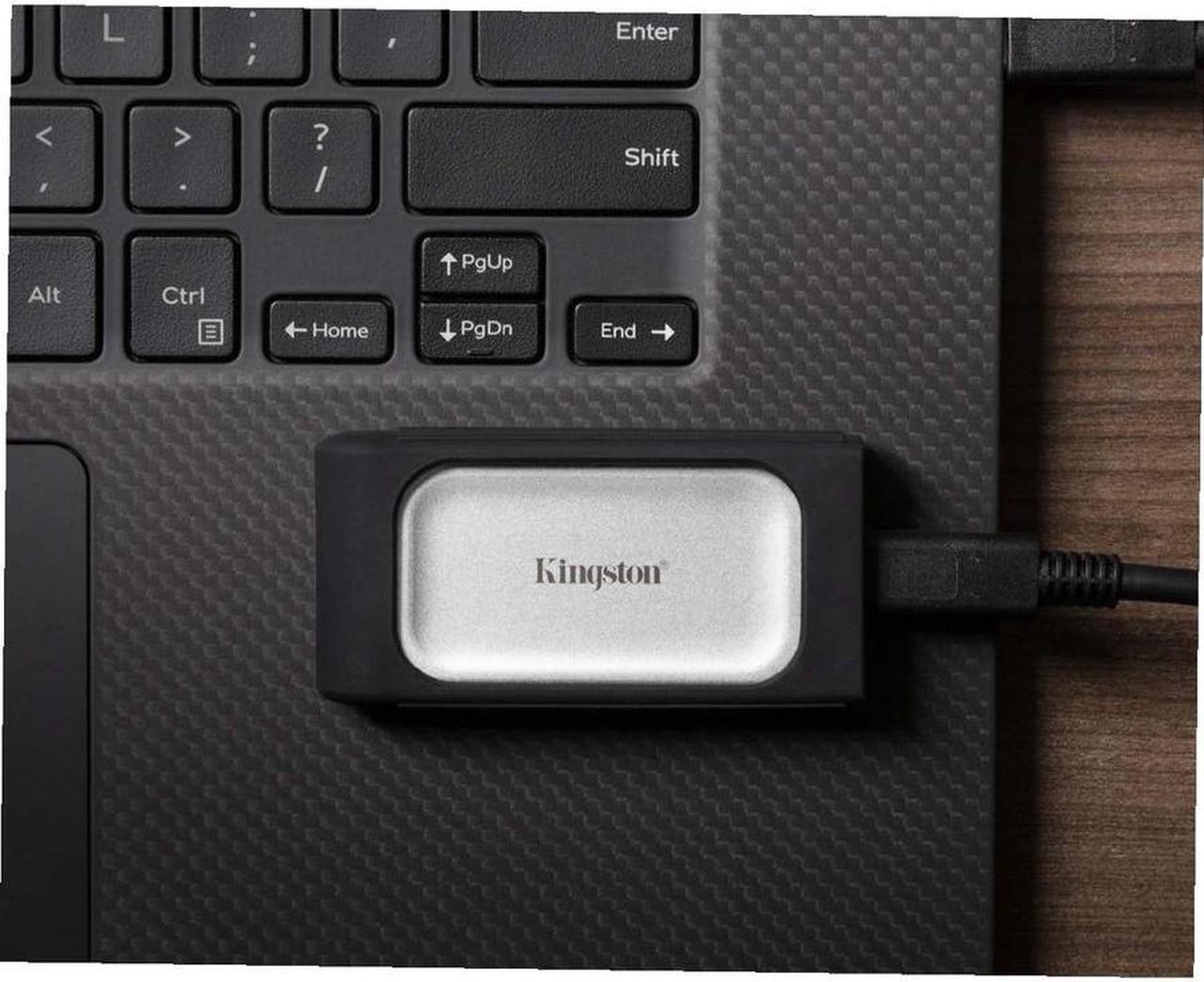 Alt view image 19 of 20 - Kingston XS2000 4TB High Performance Portable SSD with USB-C | Pocket-Sized | USB 3.2 Gen 2x2 | External Solid State Drive | Up to 2000MB/s | SXS2000/4000G