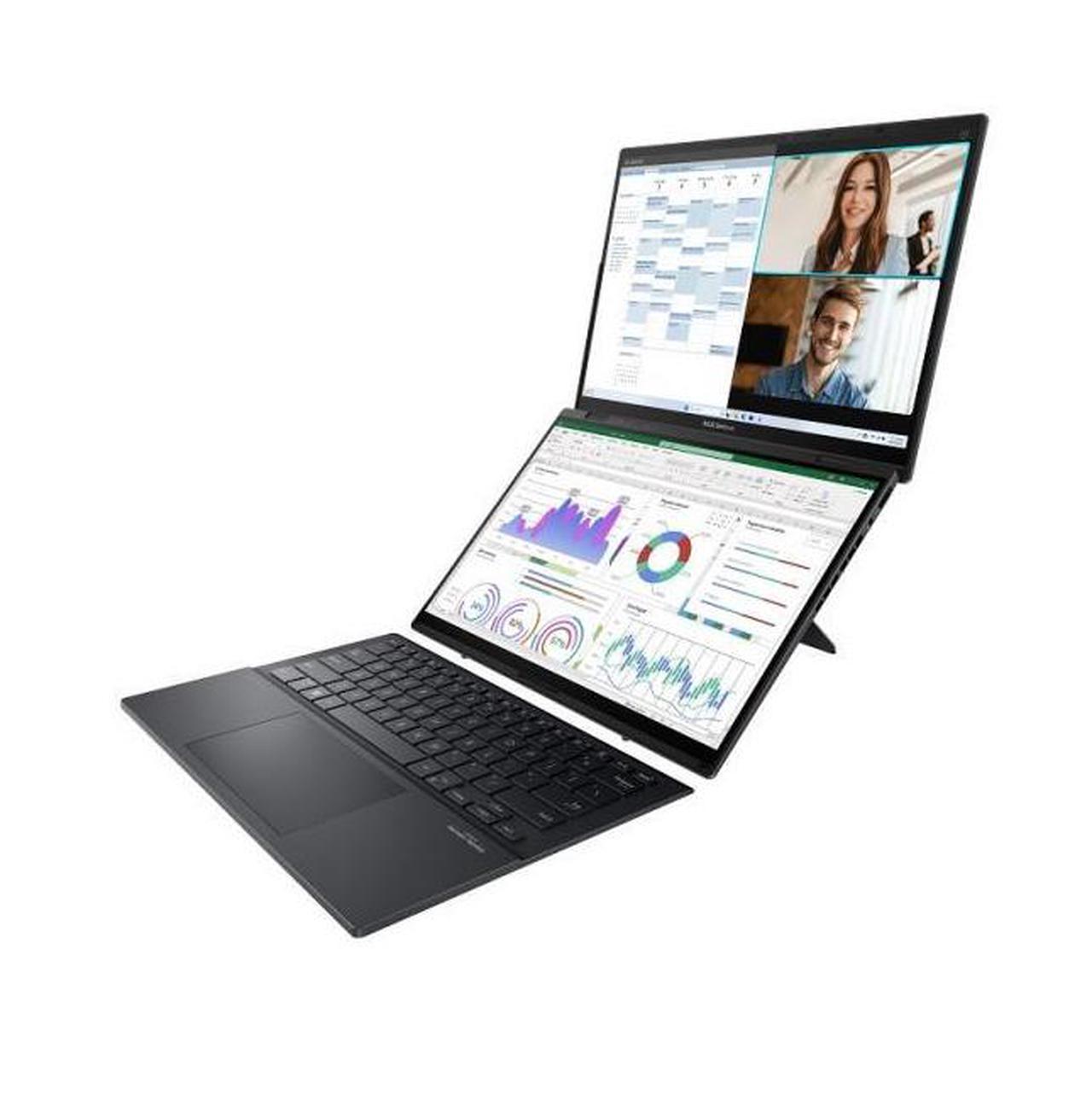 Alt view image 4 of 9 - ASUS ZenBook Duo 14.0" Touchscreen Laptop Ultra 7 155H 16GB RAM 1 TB PCIe SSD Windows 11 Home UX8406MA-DS76T