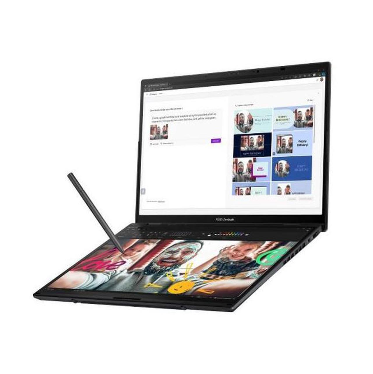 Alt view image 7 of 9 - ASUS ZenBook Duo 14.0" Touchscreen Laptop Ultra 7 155H 16GB RAM 1 TB PCIe SSD Windows 11 Home UX8406MA-DS76T