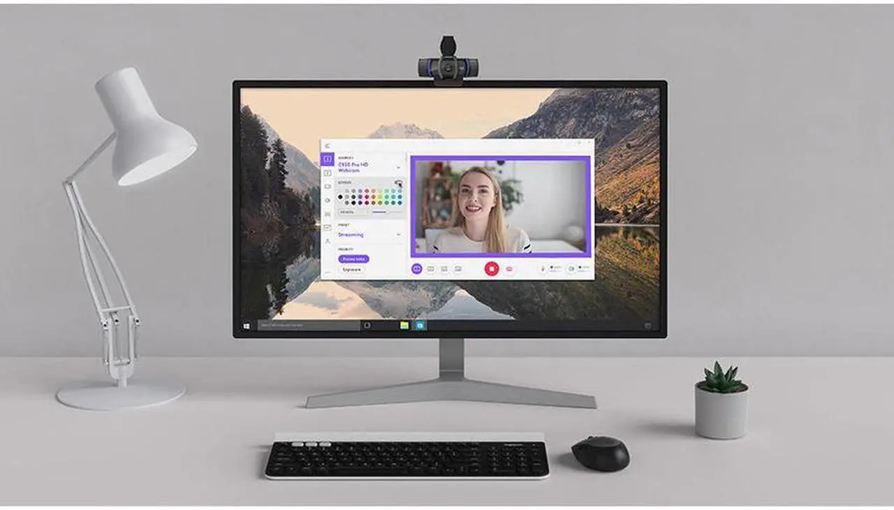 Alt view image 3 of 8 - Logitech C920S HD Pro Webcam with Privacy Shutter - Widescreen Video Calling and Recording, 1080p Streaming Camera, Desktop or Laptop Webcam