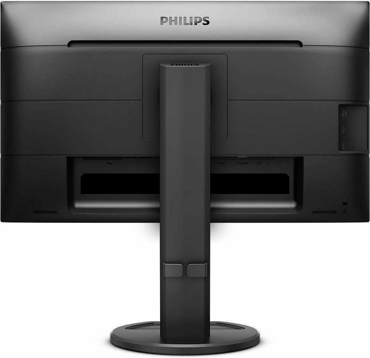 Alt view image 3 of 16 - Philips B-Line 241B8QJEB 24" Class Full HD LED Monitor - 16:9 - Textured Black - TAA Compliant - 23.8" Viewable - In-plane Switching (IPS) Technology - WLED Backlight - 1920 x 1080 - 16.7 Mi