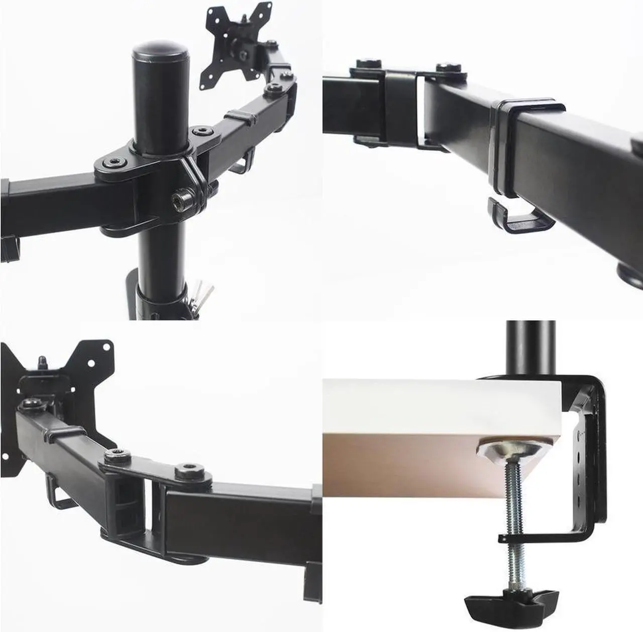Alt view image 5 of 6 - Amer 2XC Mounting Arm for Monitor Black