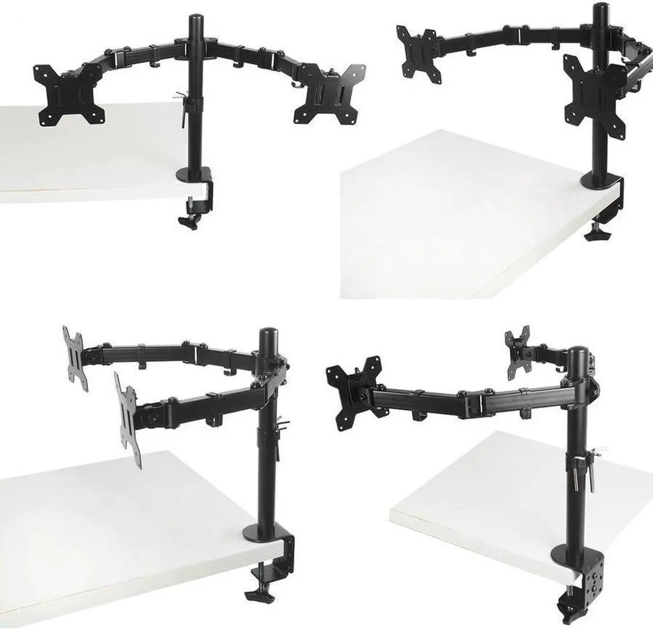 Alt view image 6 of 6 - Amer 2XC Mounting Arm for Monitor Black