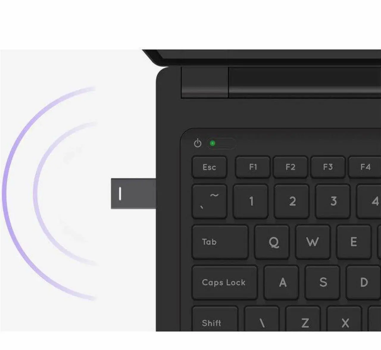 Alt view image 4 of 7 - Logitech Bluetooth 5.0 Bluetooth Adapter for Headset/Keyboard/Mouse 981000963