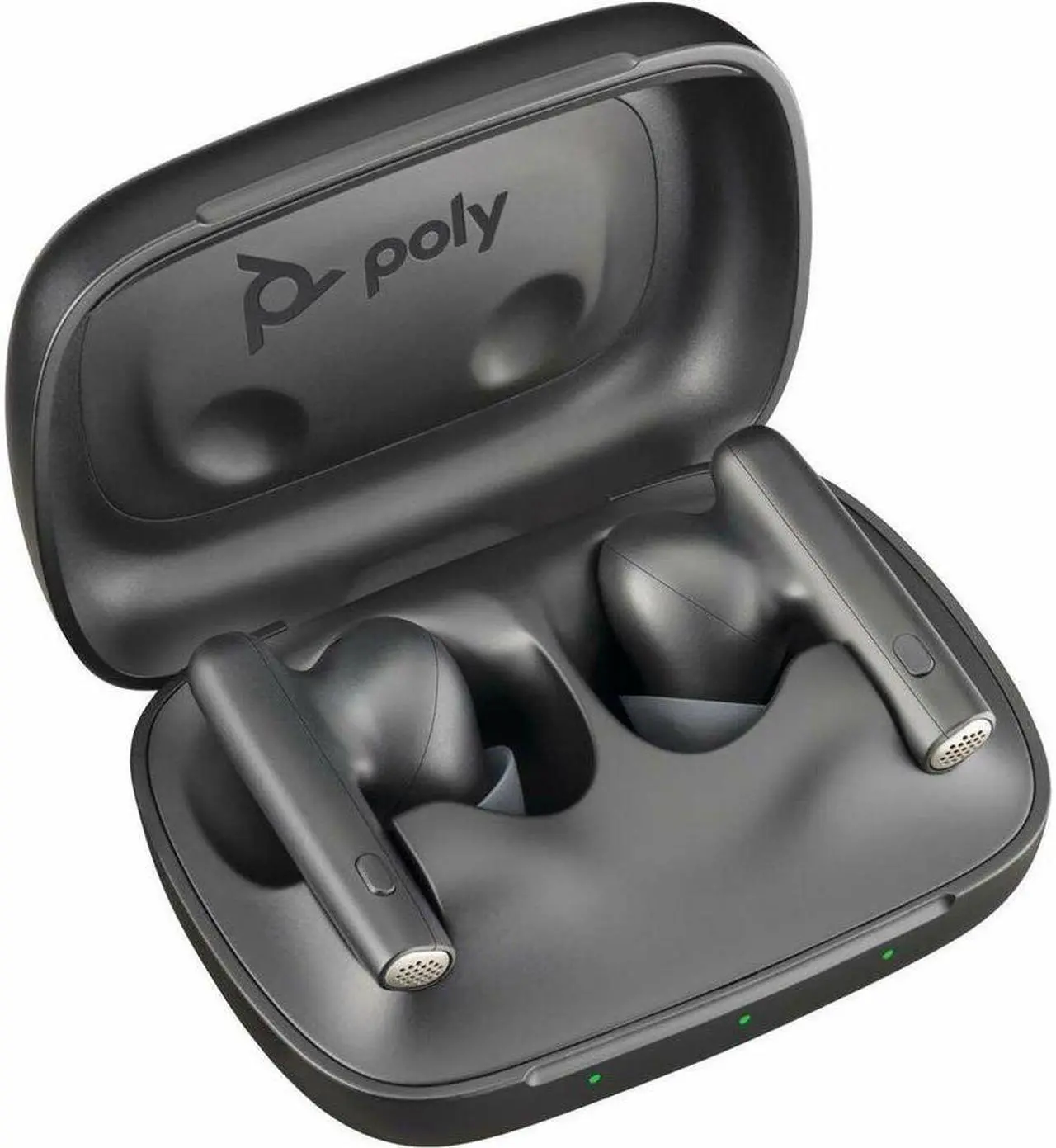 Alt view image 3 of 8 - Poly Voyager Free 60 UC Earset - Google Assistant, Siri - Stereo - True Wireless - Bluetooth - 98.4 ft - 20 Hz - 20 kHz - Earbud - Binaural - In-ear - Carbon Black