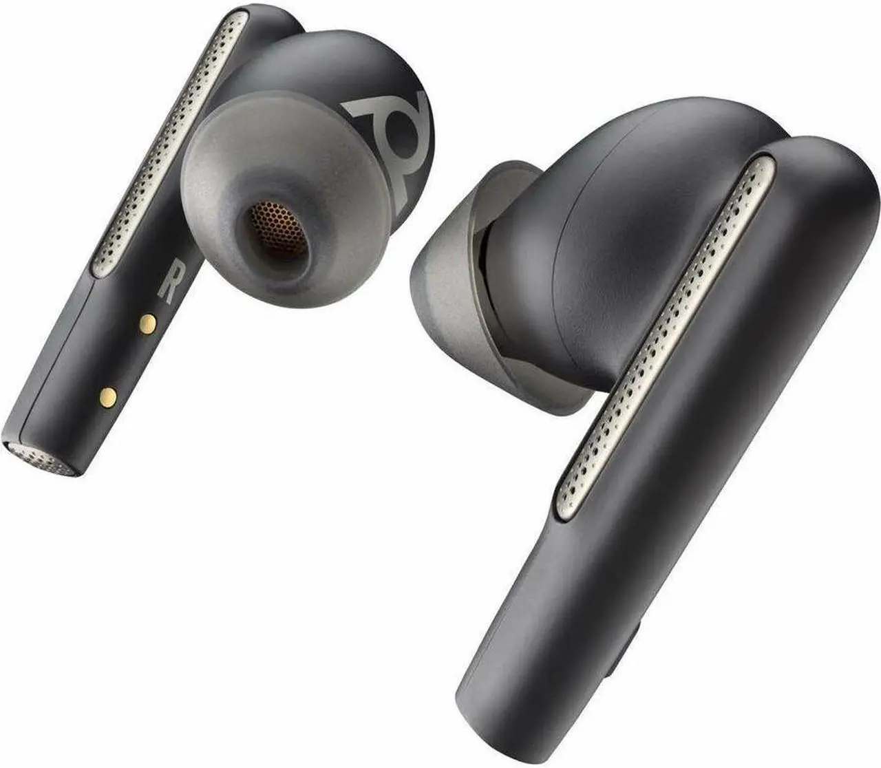 Alt view image 5 of 8 - Poly Voyager Free 60 UC Earset - Google Assistant, Siri - Stereo - True Wireless - Bluetooth - 98.4 ft - 20 Hz - 20 kHz - Earbud - Binaural - In-ear - Carbon Black