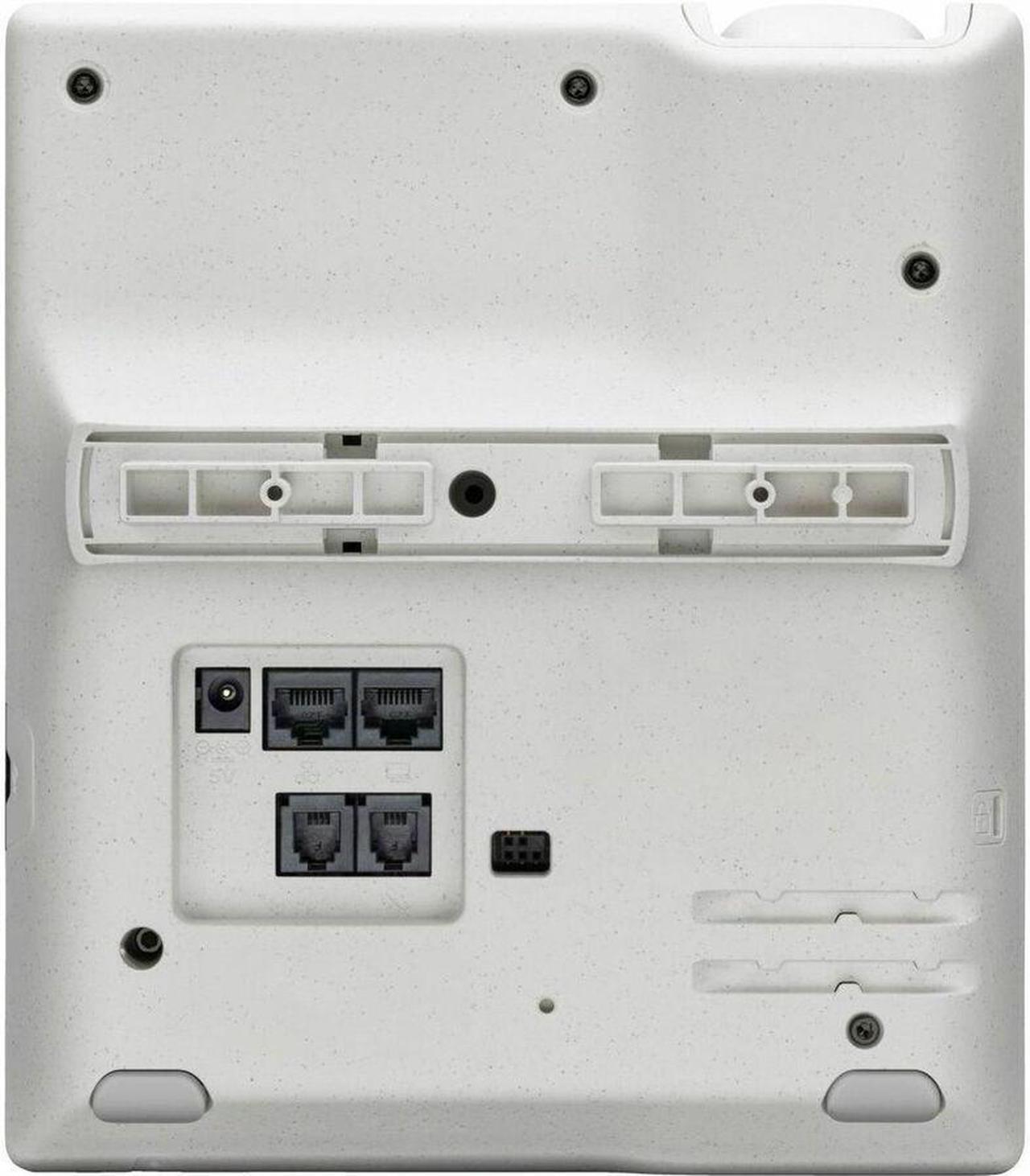Alt view image 5 of 7 - HP Poly Edge E300 IP Phone Corded Corded Desktop Black TAA Compliant Model 89B51AA#ABA