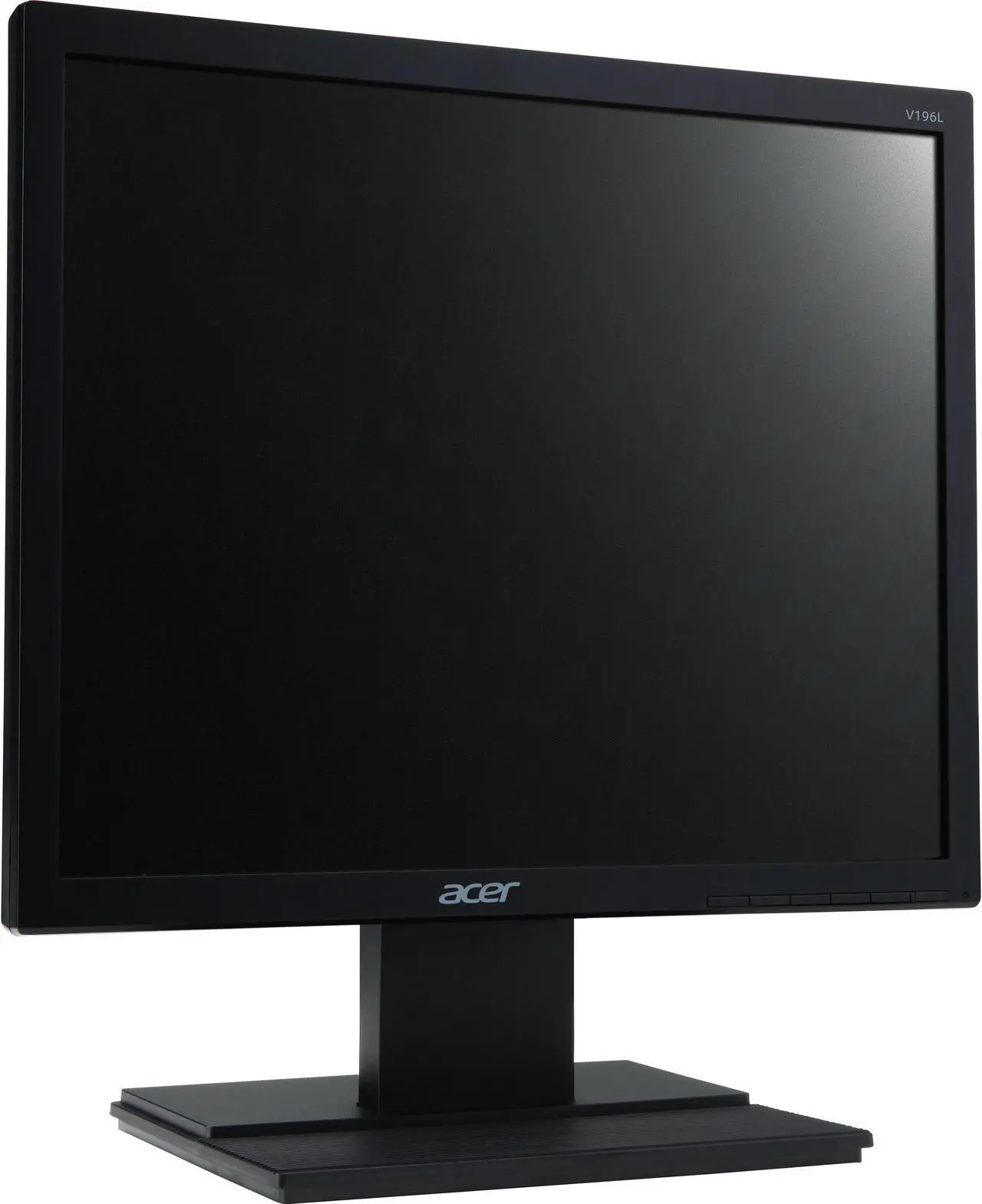 Alt view image 2 of 9 - Acer V196L B 19" Class SXGA LED Monitor - 5:4 - Black - 19" Viewable - In-plane Switching (IPS) Technology - LED Backlight - 1280 x 1024 - 16.7 Million Colors - 250 Nit - 5 msGTG - 75 Hz Ref