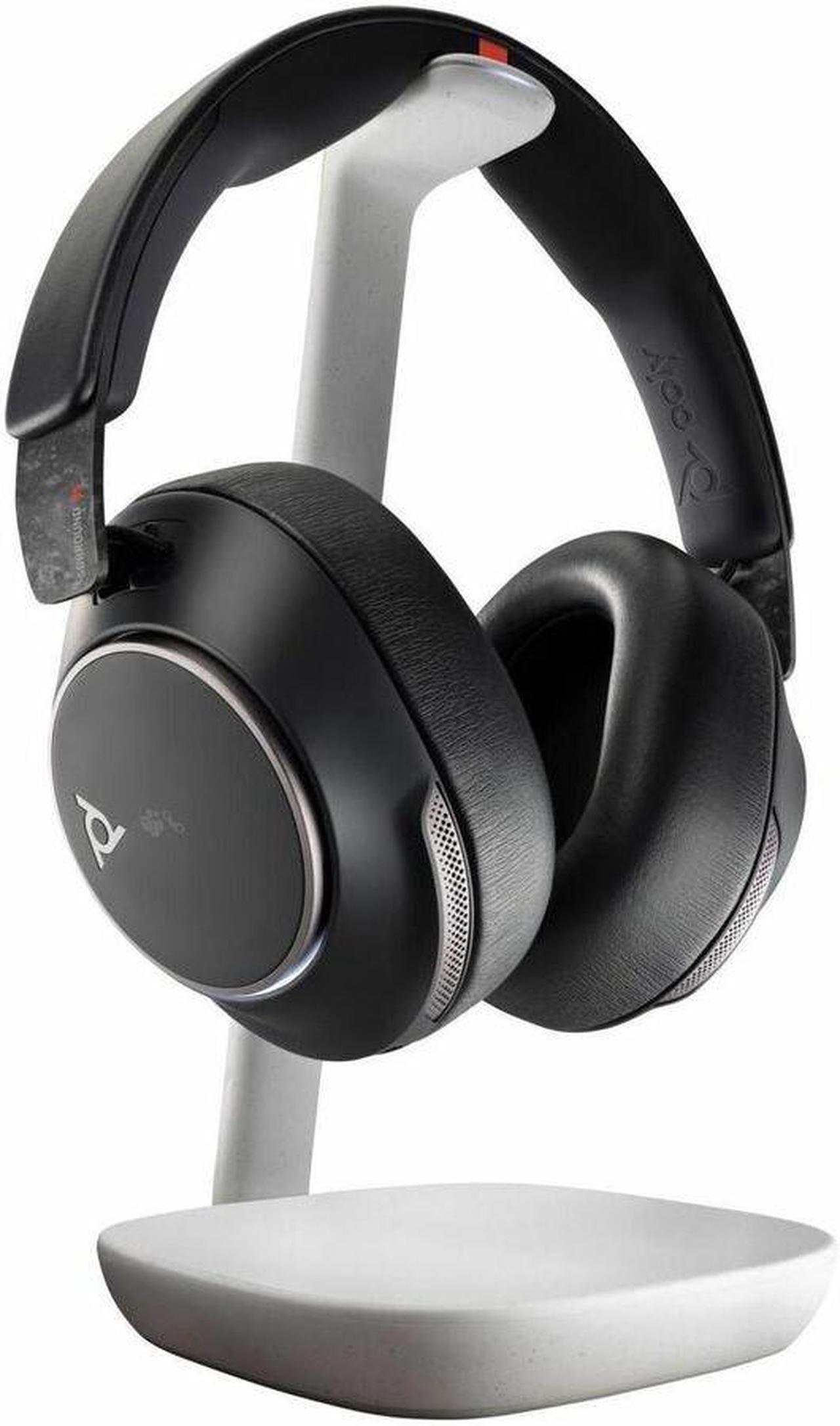 Alt view image 3 of 8 - Poly Voyager Surround 85 UC Headset - Microsoft Teams Certification - Stereo - Mini-phone (3.5mm) - Wired/Wireless - Bluetooth - 98.4 ft - 20 Hz - 16 kHz - Over-the-head, Over-the-ear - Binaural - Ear