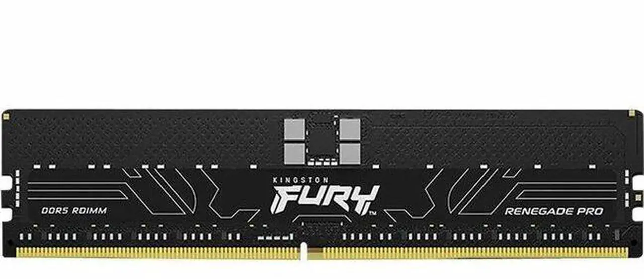 Main image of Kingston 256GB (8 x 32GB) DDR5 5600MT/s CL28 FURY Renegade Pro RDIMM Black EXPO - For Motherboard - 256 GB (8 x 32GB) - DDR5-5600/PC5-44800 DDR5 SDRAM - 5600 MHz Dual-rank Memory - CL28 - 1.35 V - ECC
