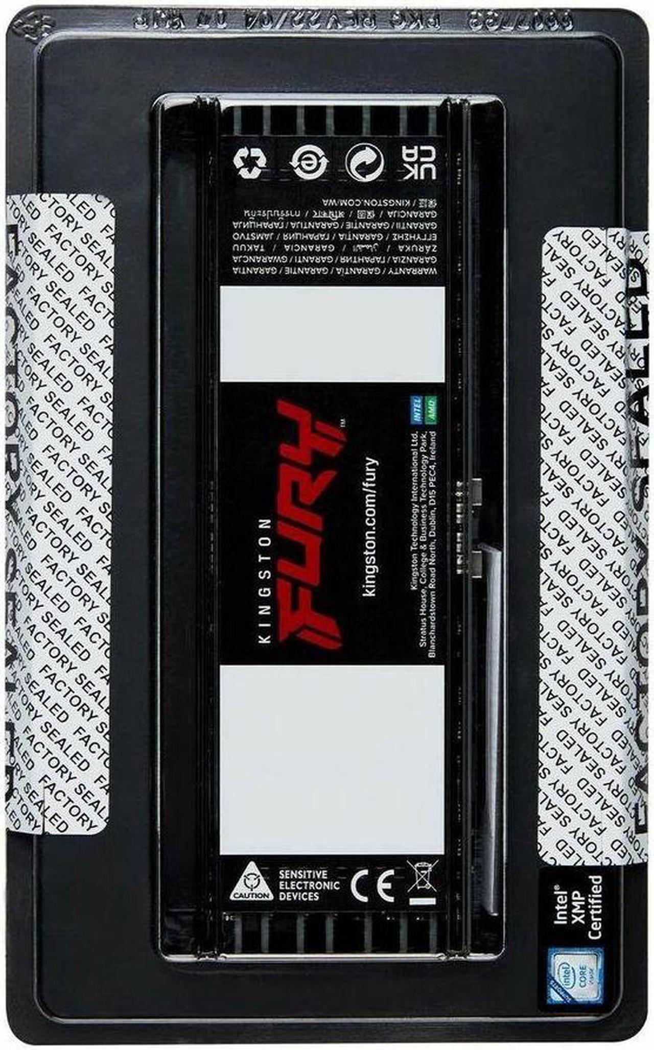 Alt view image 5 of 9 - Kingston 256GB (8 x 32GB) DDR5 6400MT/s CL32 FURY Renegade Pro RDIMM Black XMP - For Motherboard - 256 GB (8 x 32GB) - DDR5-6400/PC5-51200 DDR5 SDRAM - 6400 MHz Single-rank Memory - CL32 - 1.40 V - EC