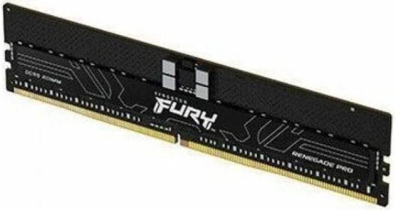 Alt view image 4 of 9 - Kingston 256GB (8 x 32GB) DDR5 6400MT/s CL32 FURY Renegade Pro RDIMM Black XMP - For Motherboard - 256 GB (8 x 32GB) - DDR5-6400/PC5-51200 DDR5 SDRAM - 6400 MHz Single-rank Memory - CL32 - 1.40 V - EC