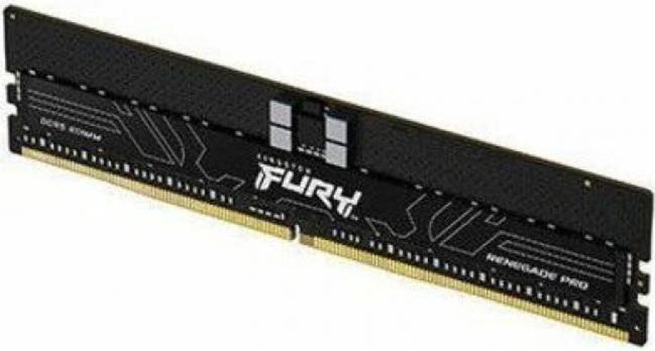Alt view image 7 of 9 - Kingston 128GB (4 x 32GB) DDR5 6400MT/s CL32 FURY Renegade Pro RDIMM Black EXPO - For Motherboard - 128 GB (4 x 32GB) - DDR5-6400/PC5-51200 DDR5 SDRAM - 6400 MHz Dual-rank Memory - CL32 - 1.40 V - ECC