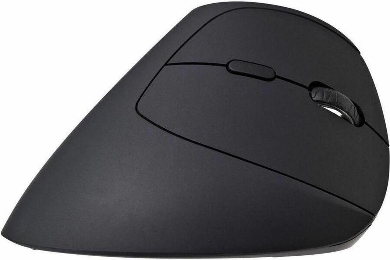 Alt view image 5 of 8 - V7 MW500BT Mouse - V7 MW500BT Dual Mode Bluetooth 2.4Ghz Vertical Ergonomic Mouse - Black - Right Hand - Wireless Connectivity - USB Interface - 1600 dpi - Scroll Wheel - 6 Button(s) - Windows - MacOS