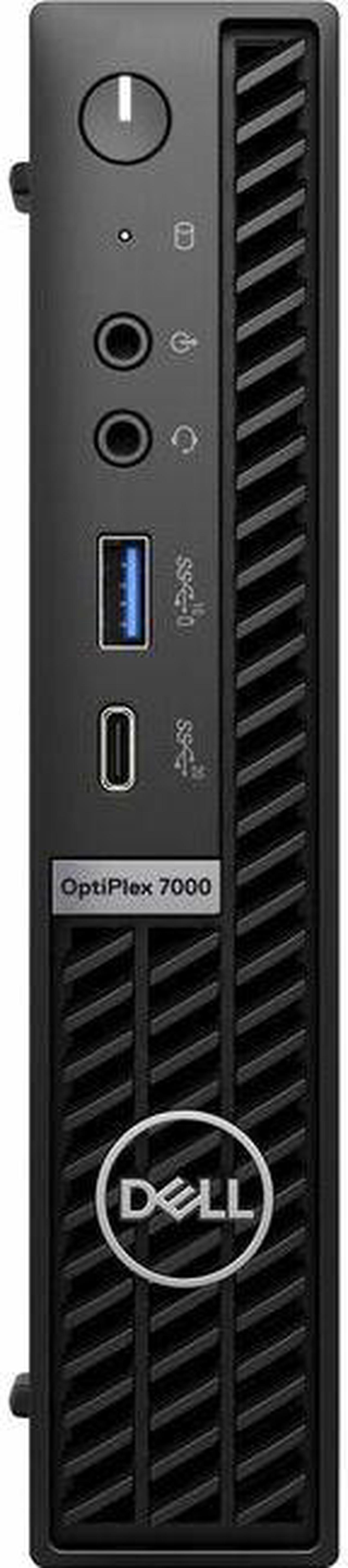 Dell OptiPlex 7000 7020 Desktop Computer - Intel Core i3 14th Gen i3-14100T - 8 GB - 256 GB SSD - Micro PC - Intel Chip - Windows 11 Pro - English (US) Keyboard - IEEE 802.11ax - 65 W