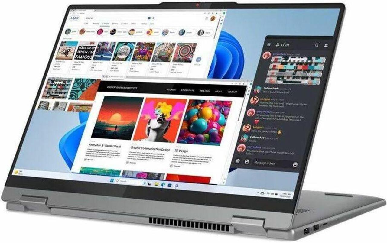 Alt view image 3 of 9 - Lenovo IdeaPad 5i 16" 2-in-1 Laptop Intel Core 5 120U 8GB RAM, 512GB SSD, Windows 11 Home (83DU0005US)