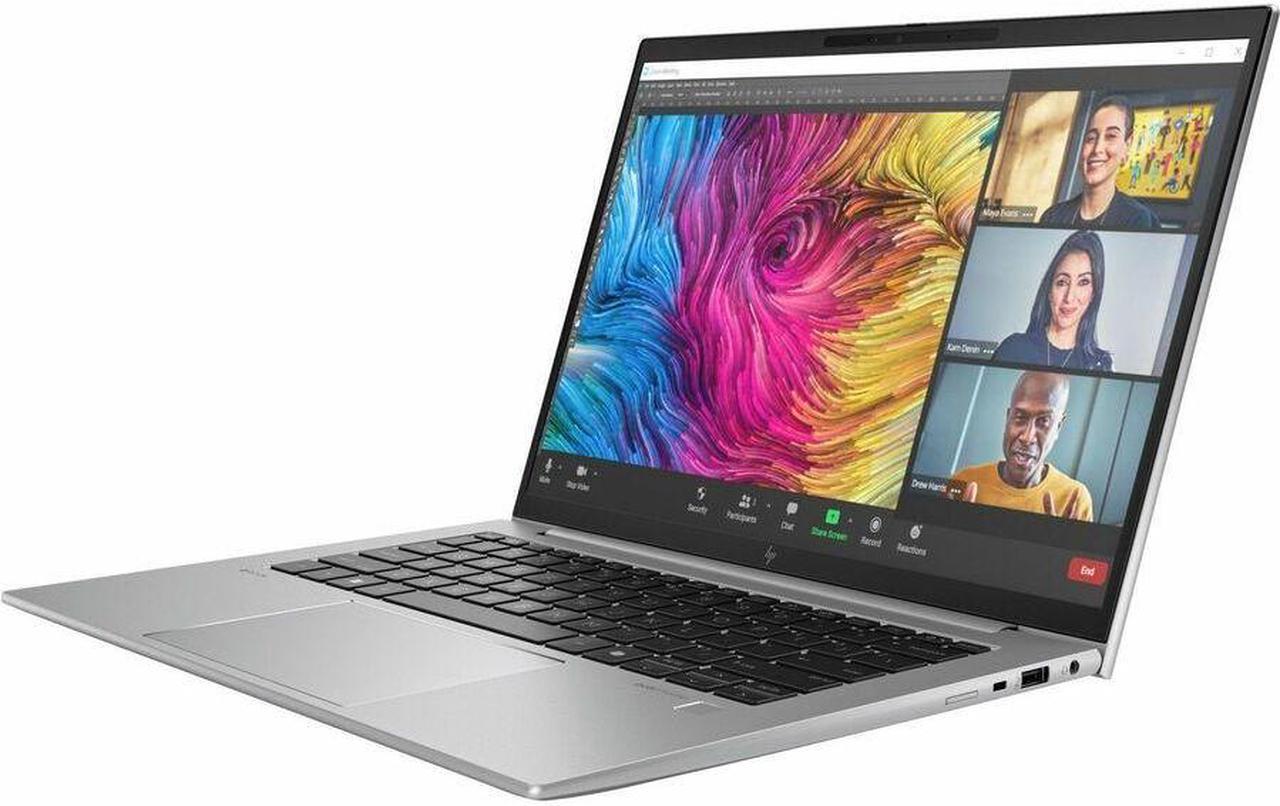 Alt view image 3 of 7 - HP ZBook Firefly G11 14" Mobile Workstation - WUXGA - Intel Core Ultra 7 155U - 64 GB - 1 TB SSD - Intel Chip - 1920 x 1200 - Windows 11 Pro - Intel - In-plane Switching (IPS) Technology - Front