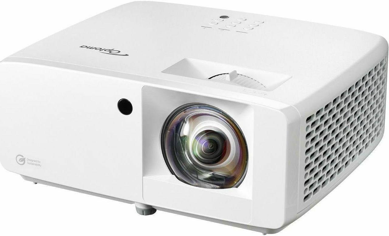 Alt view image 7 of 9 - Optoma ZH400ST 3D Ready Eco-friendly high brightness short throw Full HD laser projector