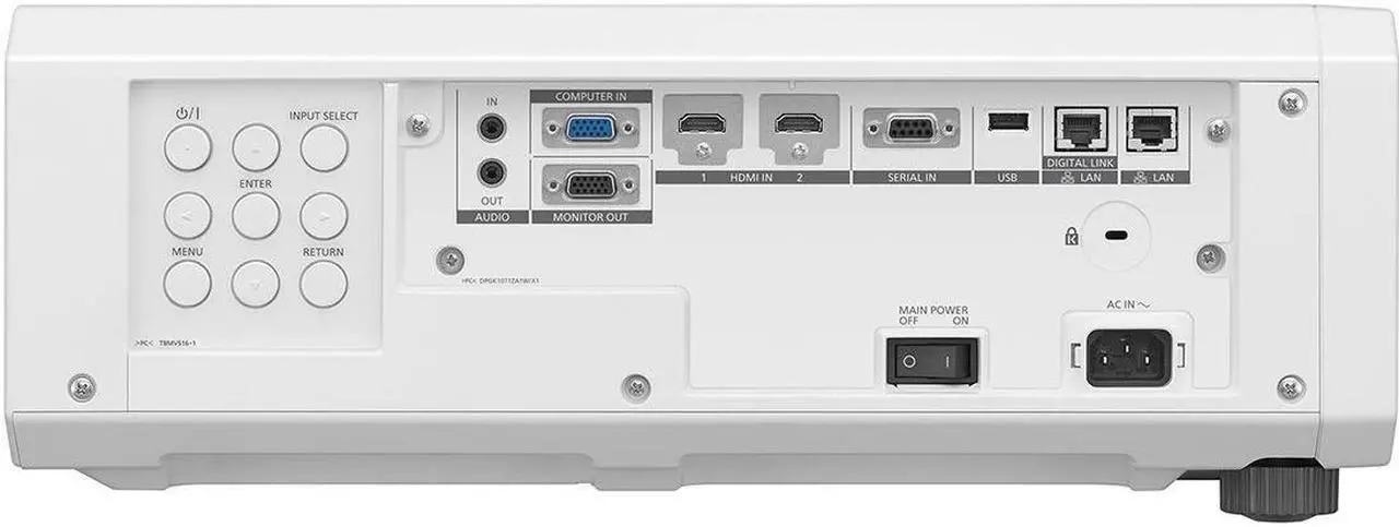 Alt view image 2 of 6 - Panasonic PT-FRQ60 DLP Projector 16:9 Ceiling Mountable Floor Mountable White