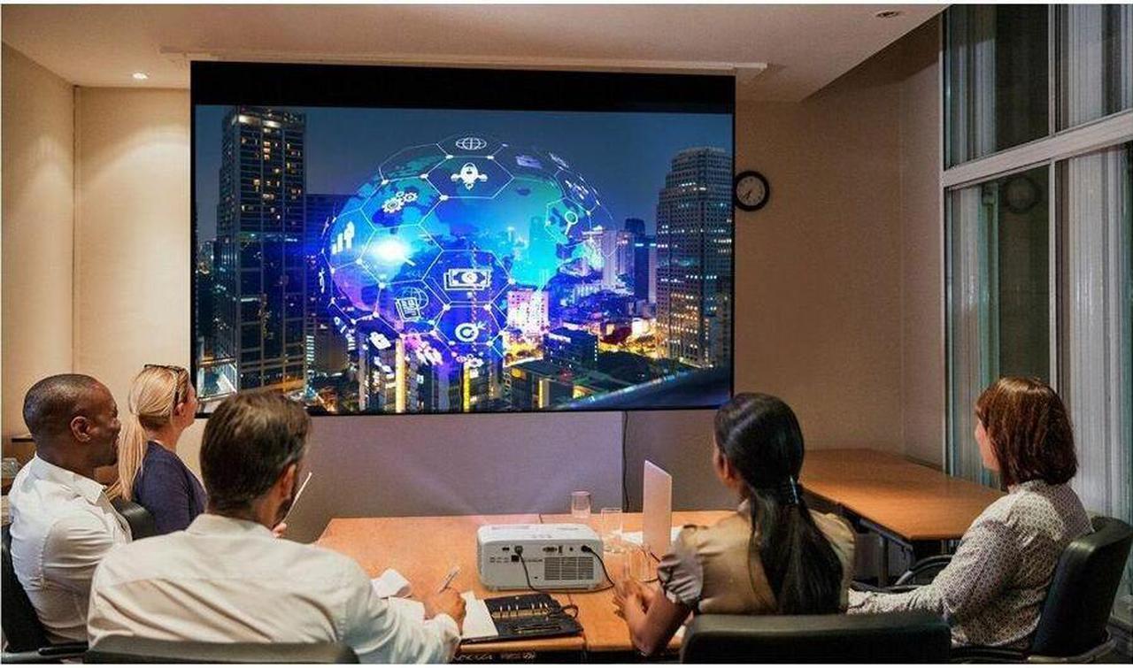 Alt view image 2 of 9 - Optoma ZH400ST 3D Ready Eco-friendly high brightness short throw Full HD laser projector