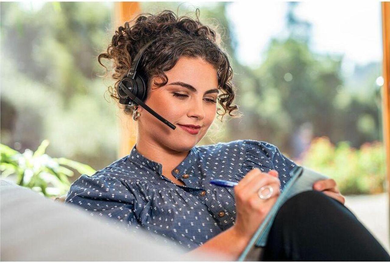 Alt view image 8 of 8 - Poly Savi 8210 UC Microsoft Teams Certified USB-A Headset 77T31AA