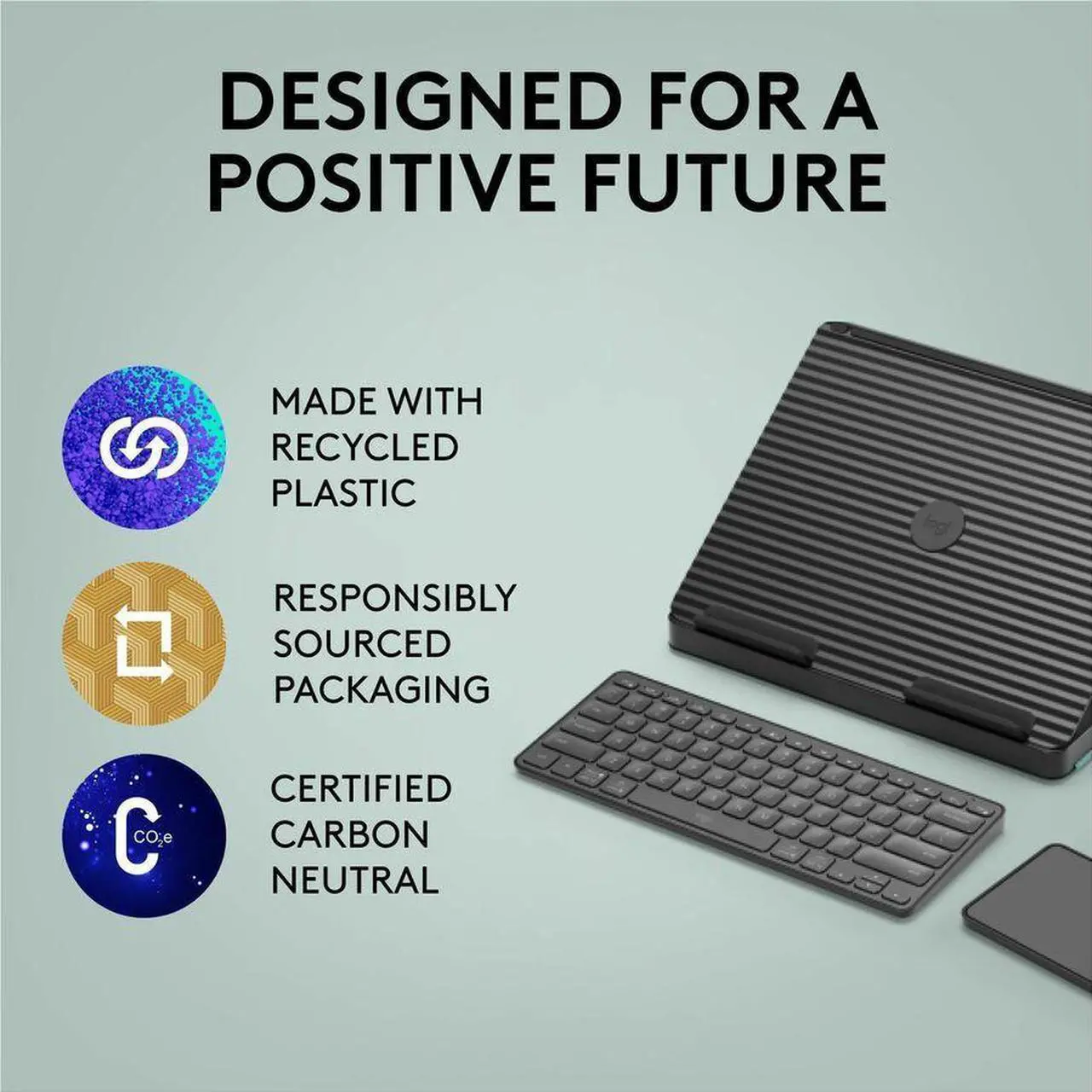 Alt view image 2 of 20 - Logitech Casa Pop Up Desk Work From Home Kit with Laptop Stand (CLASSIC CHIC)