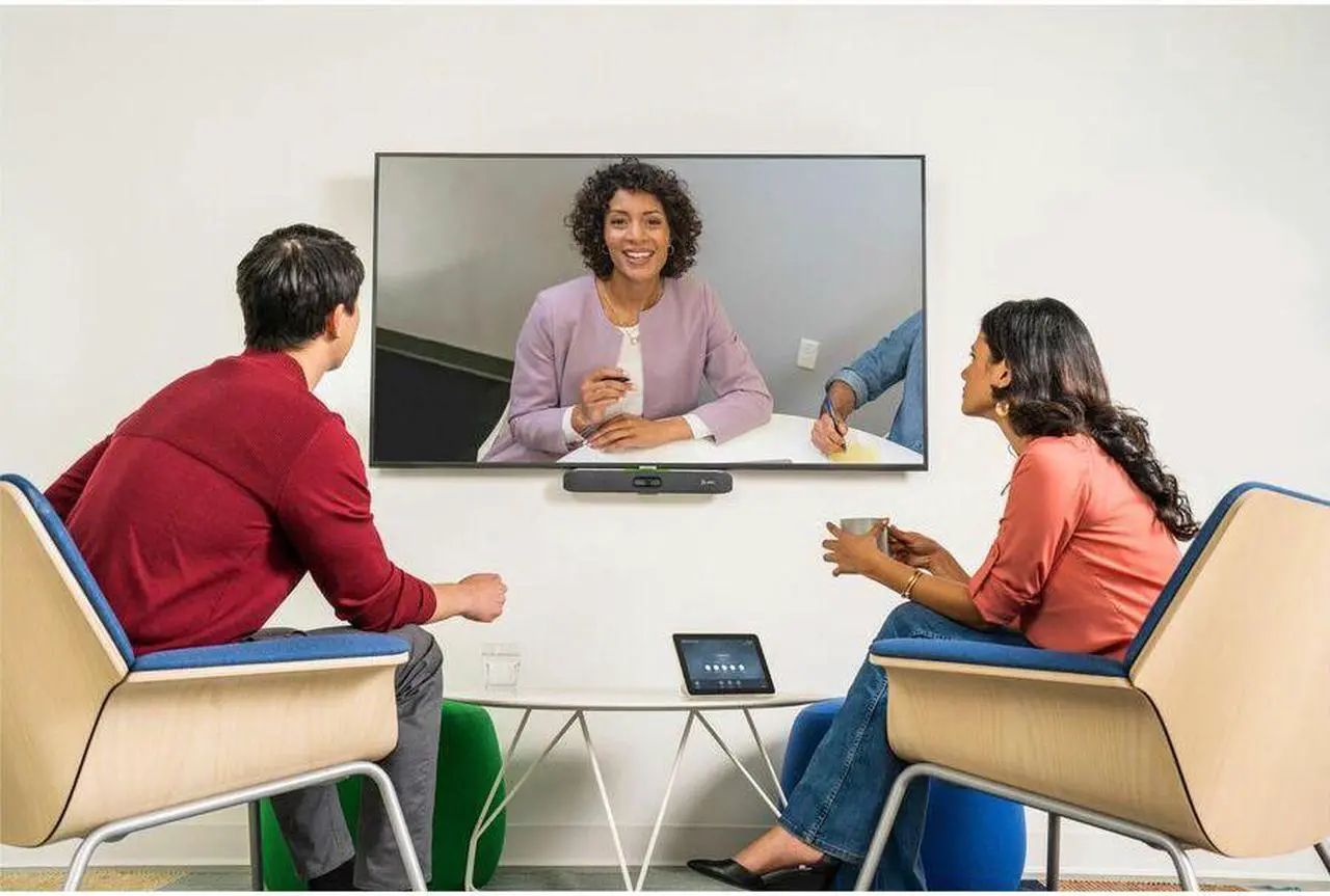 Alt view image 4 of 4 - Poly Studio X30 All-In-One Video Bar with TC8 Controller Kit GSA/TAA