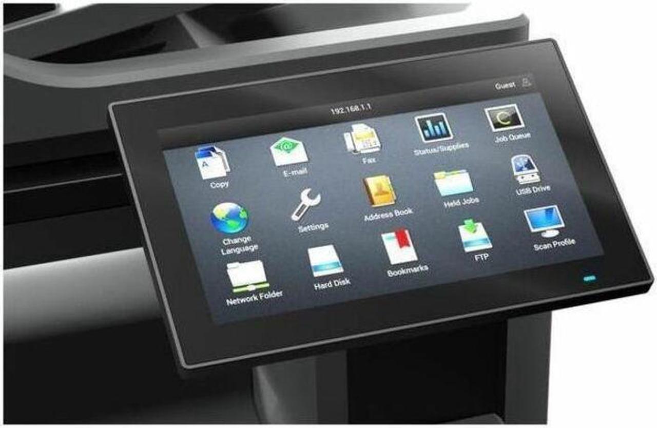 Alt view image 3 of 6 - Lexmark CX635adwe Multifunction Color Laser Printer
