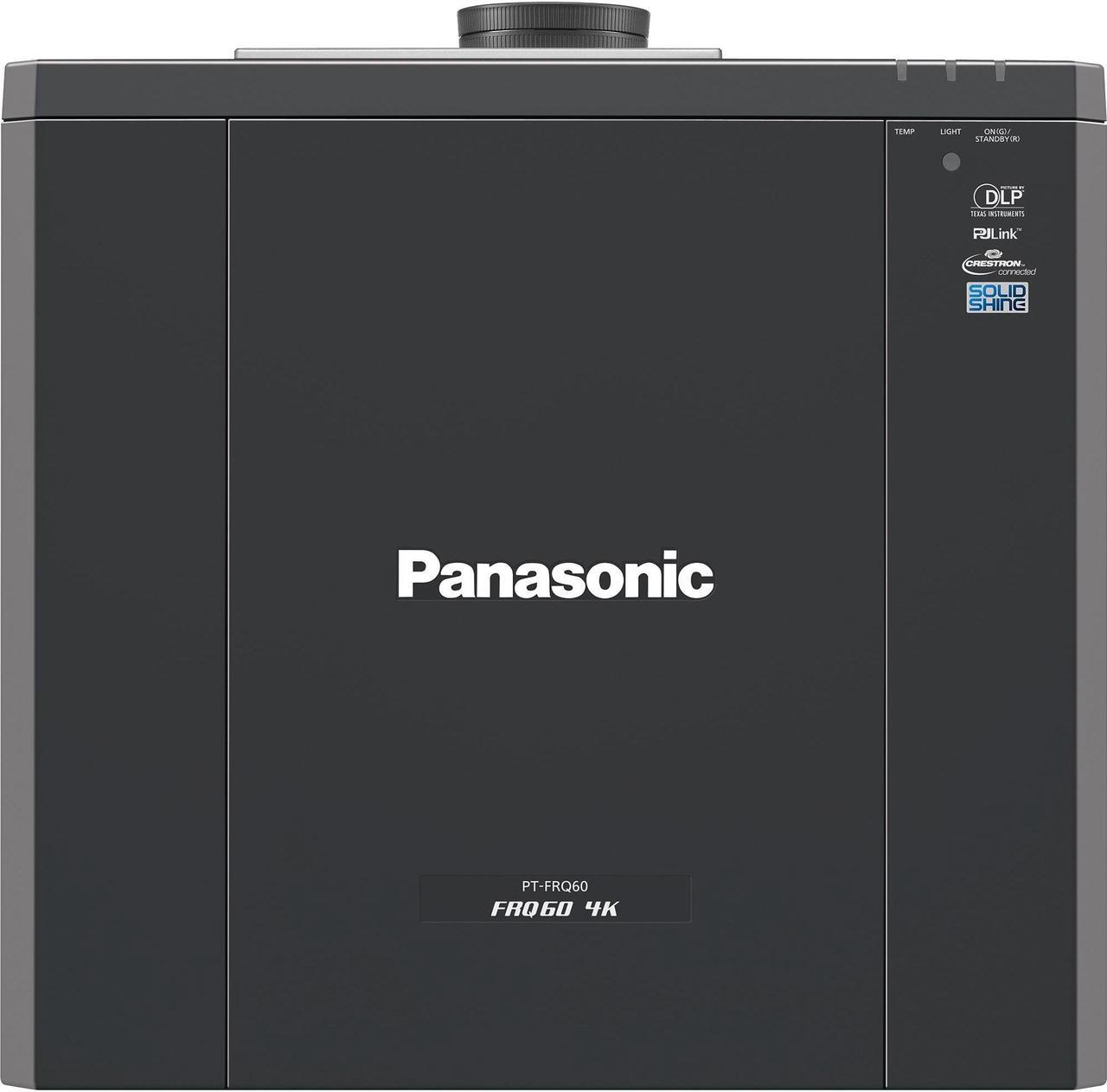 Alt view image 2 of 5 - Panasonic 6,000 lm PT-FRQ60U 1-Chip DLP™ 4K Laser Projector - Black