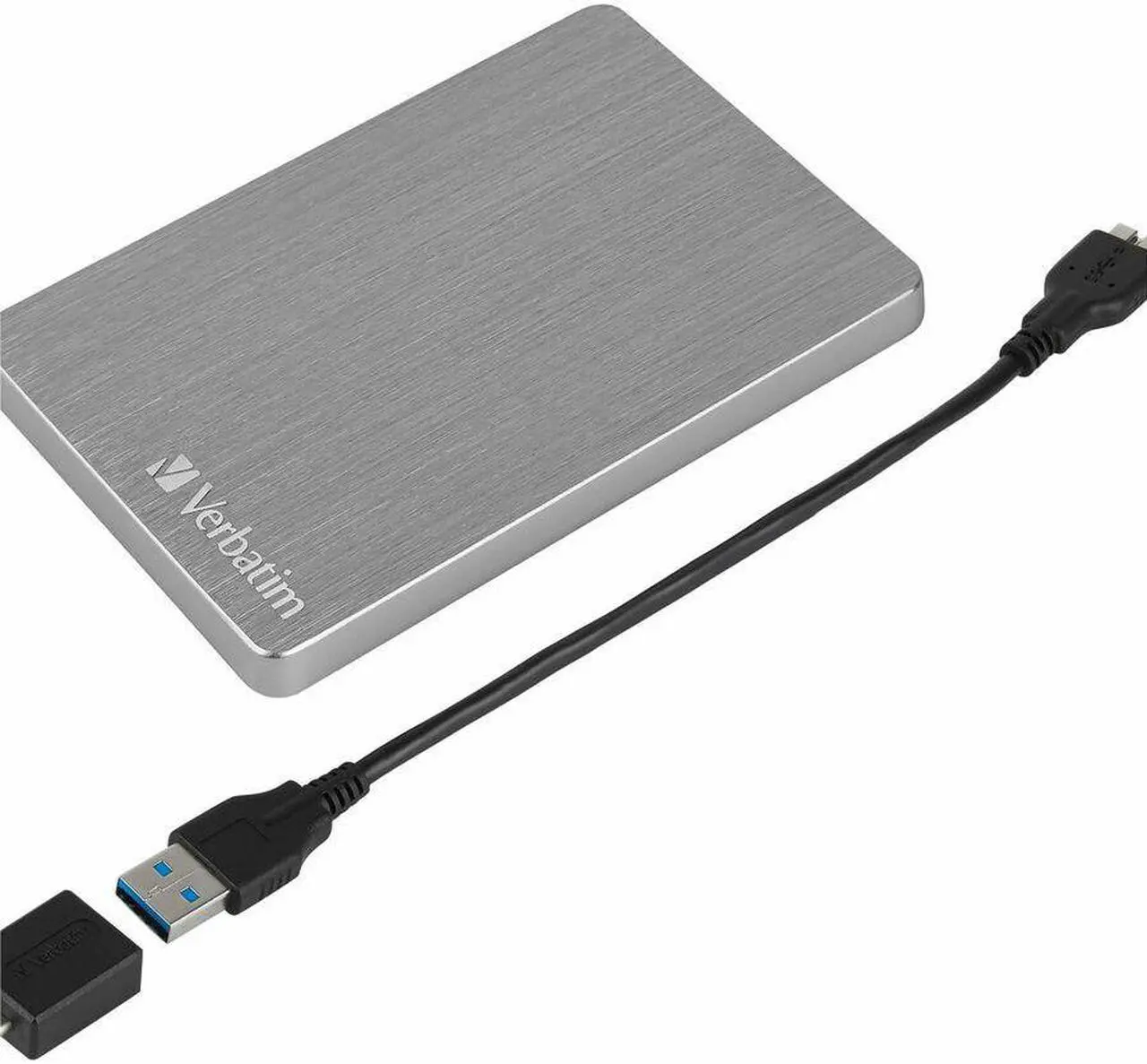 Alt view image 4 of 15 - Verbatim 1TB Store 'n Go USB 3.0 Portable External Hard Drive Space Grey 53662