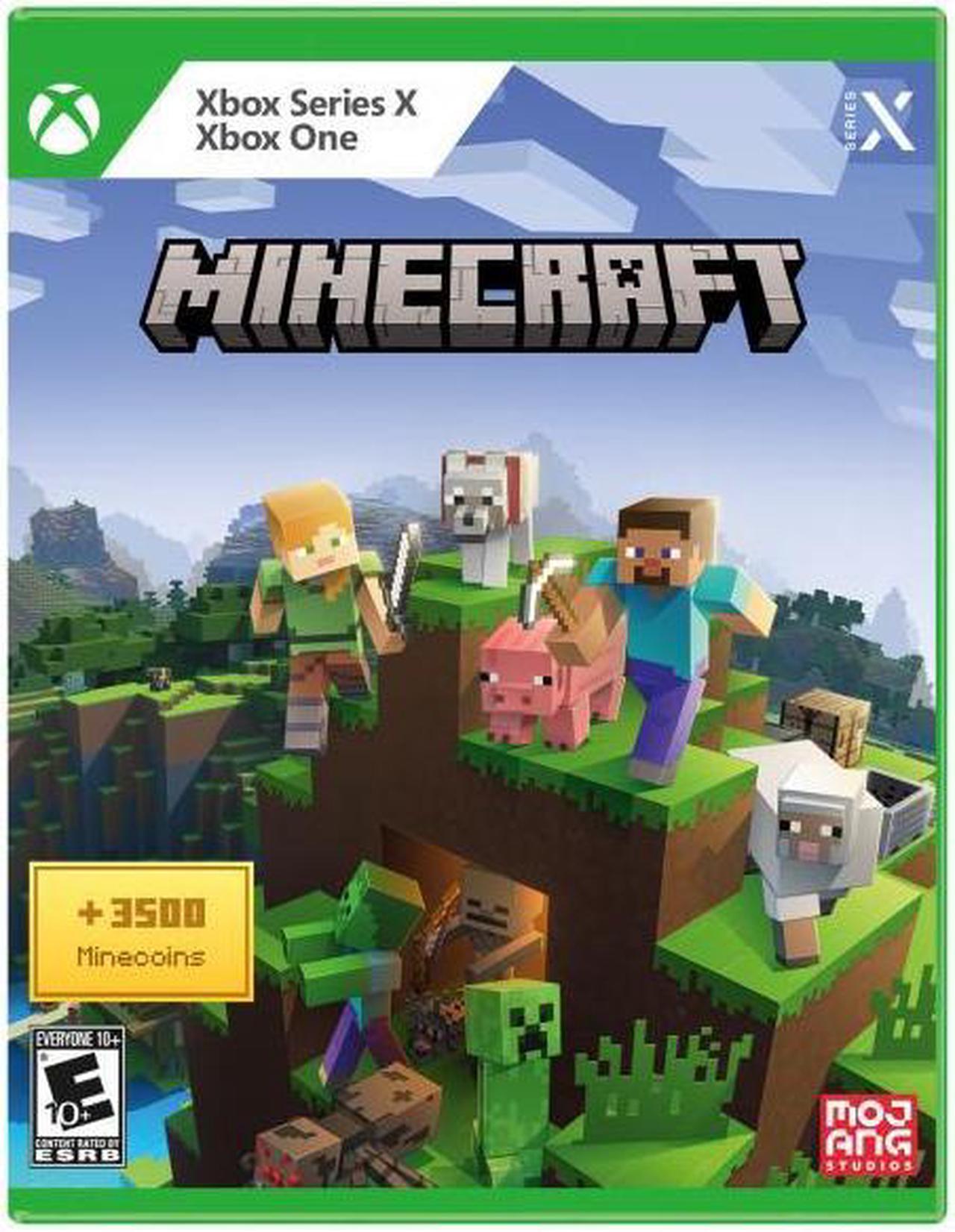 Main image of Minecraft + Minecoins Bundle - For Xbox Series X and Xbox One - Rated E10+ (Everyone 10+) - Survival Game - 3500 Minecoins included