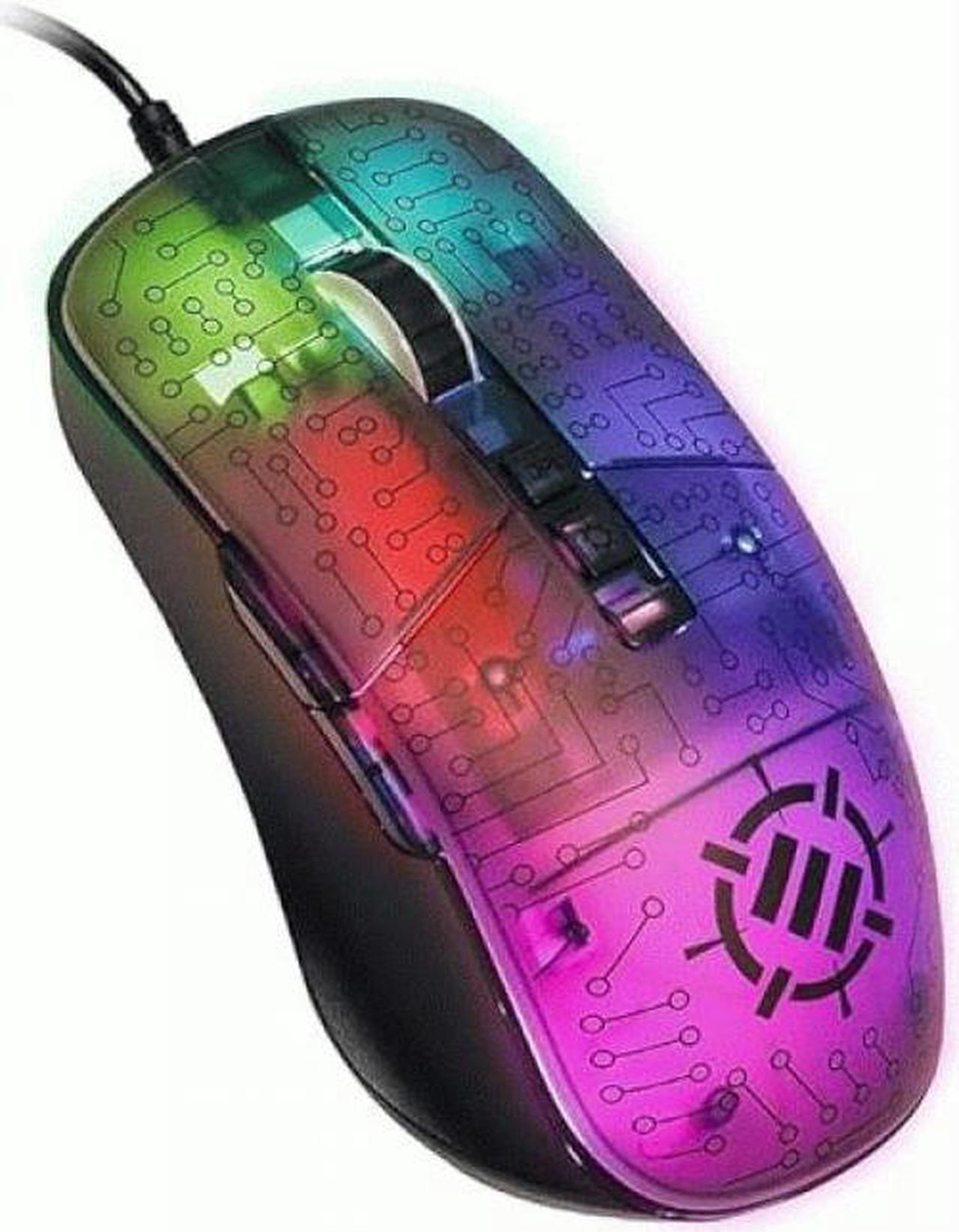Alt view image 2 of 2 - ENHANCE Voltaic 2 RGB Wired Gaming Mouse ENVOMN2100CLWS