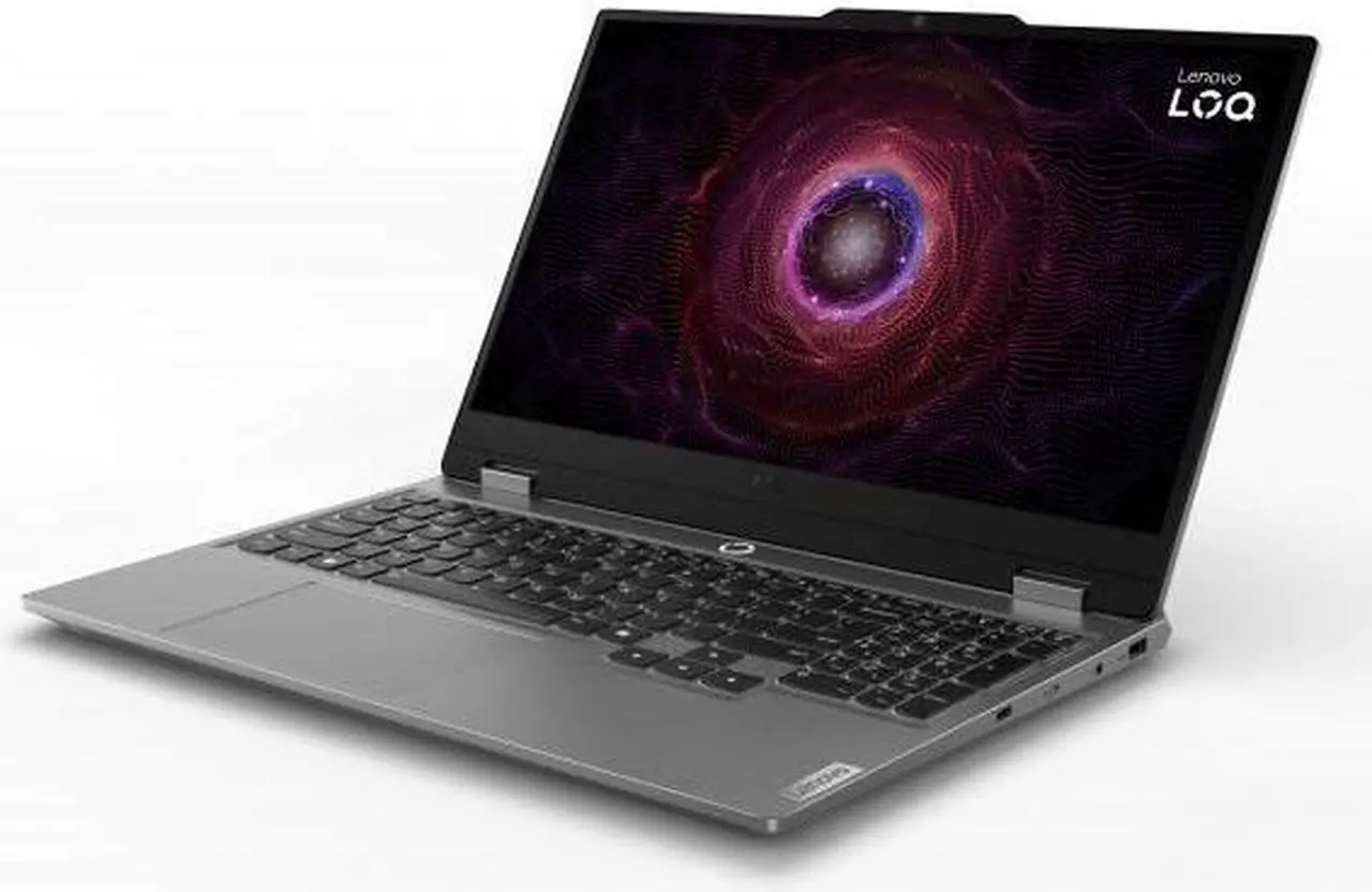 Alt view image 2 of 8 - Lenovo LOQ 15 15.6" FHD 144Hz Gaming Laptop AMD Ryzen 7 8845HS 16GB DDR5 1TB SSD NVIDIA GeForce RTX 4060 8GB Luna Grey - AMD Ryzen 7 8845HS (Octa-Core) - NVIDIA GeForce RTX 4060 8GB - 15.6"