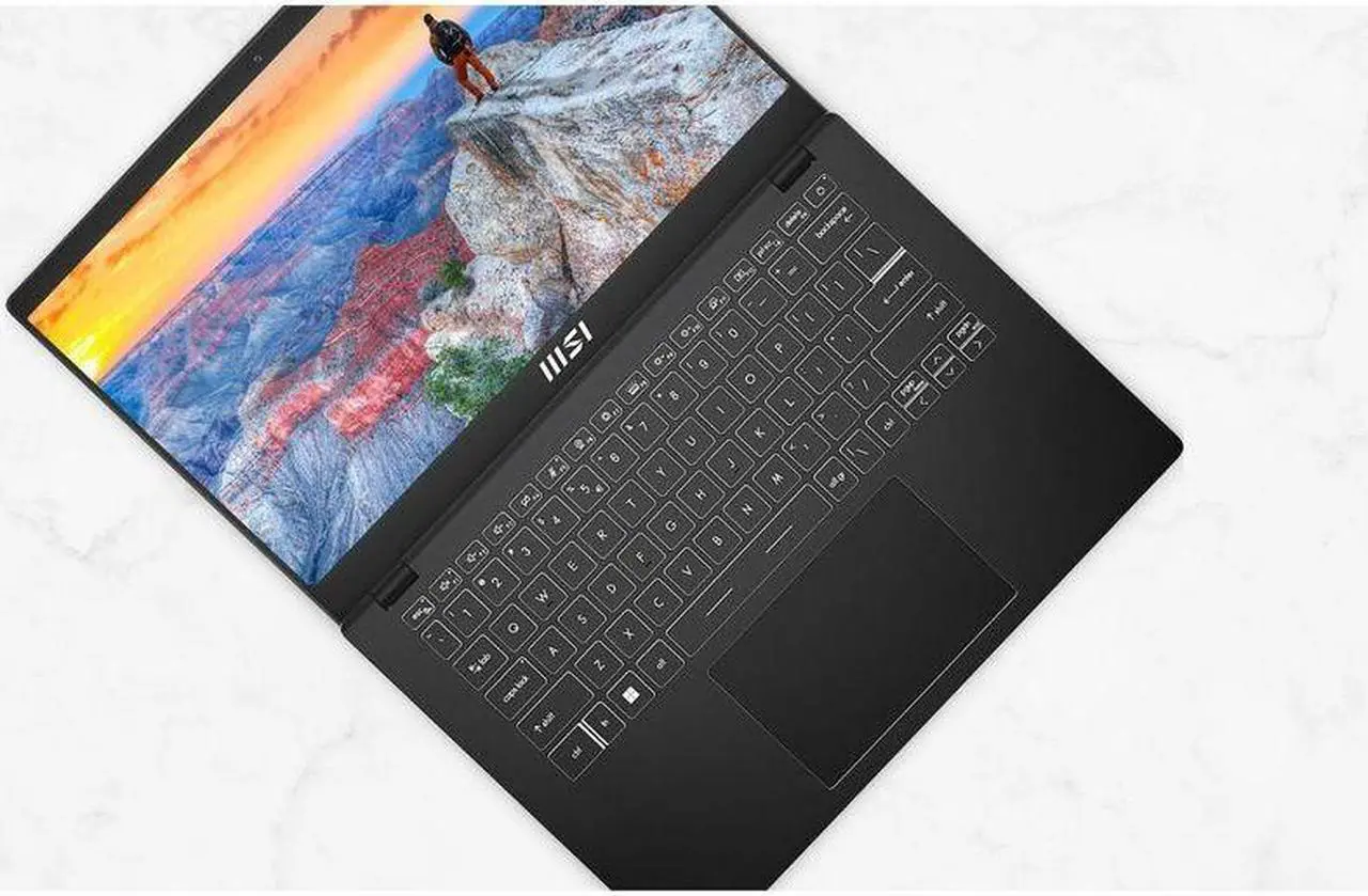 Alt view image 6 of 19 - MSI Modern 14 C7M, Laptop, Black, 14" 60Hz, AMD Ryzen 7 7730U, UMA Graphics, 16 GB Memory, 512 GB SSD, Win 11 Pro, 3 Year Warranty - Intel Chip - 1920 x 1080 - Windows 11 Pro - AMD Radeon Graphic