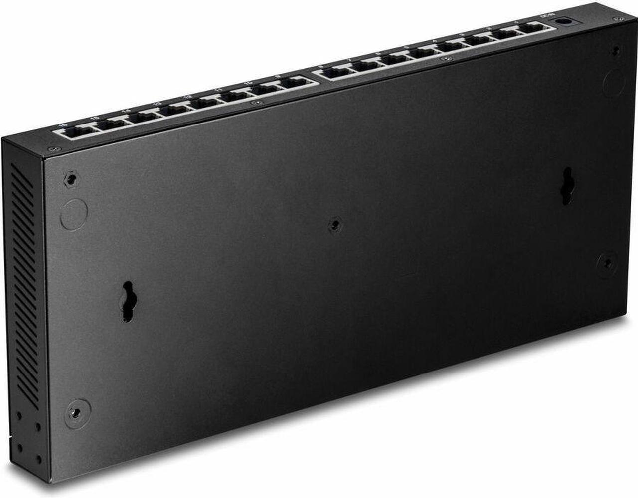 Alt view image 8 of 10 - TRENDnet TEG-S3160, 16-Port Unmanaged 2.5G Desktop Network Ethernet Switch