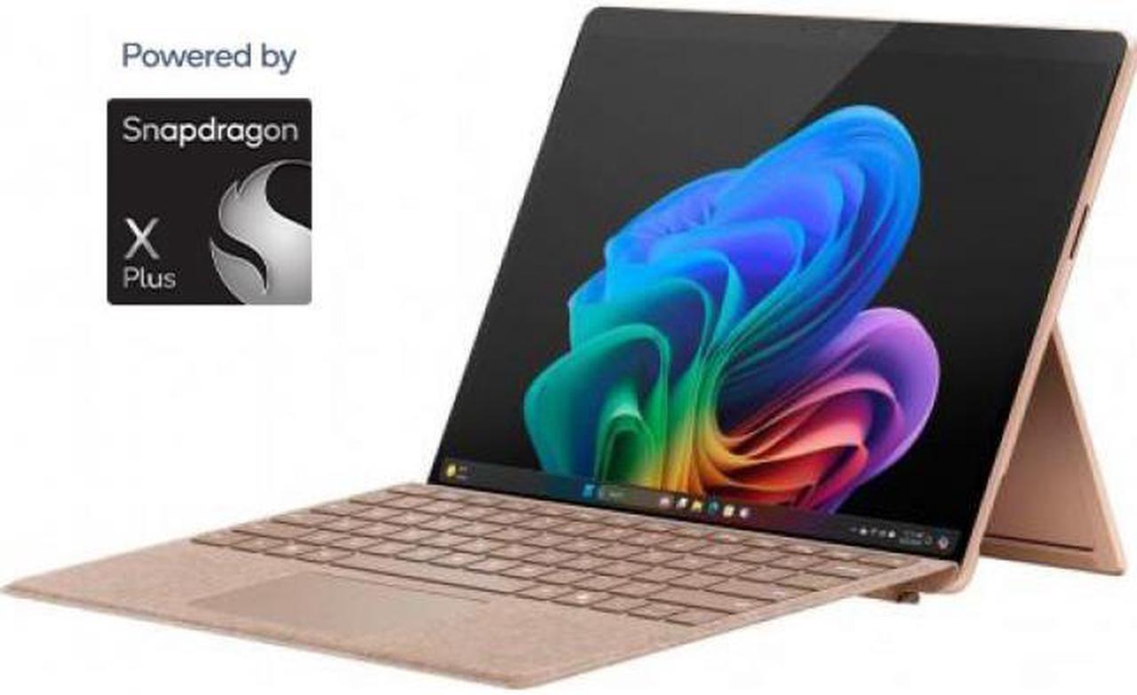 Main image of Microsoft Surface Pro Copilot+ PC (11th Edition) Touchscreen 13" 2880 x 1920 Qualcomm Snapdragon X Plus 16GB RAM 512GB SSD Windows 11 Home - Dune