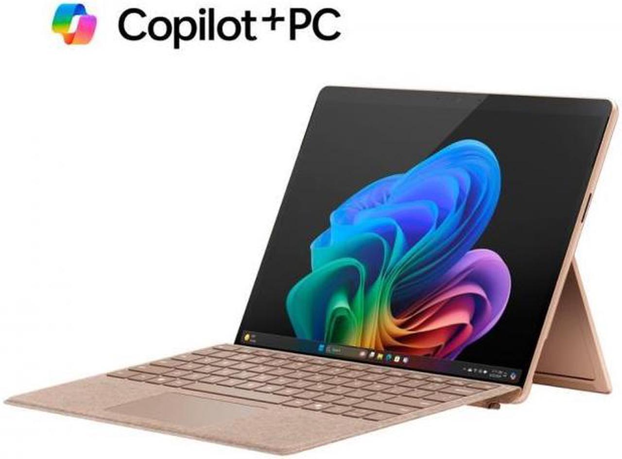Alt view image 3 of 7 - Microsoft Surface Pro Copilot+ PC (11th Edition) Touchscreen 13" 2880 x 1920 Qualcomm Snapdragon X Plus 16GB RAM 512GB SSD Windows 11 Home - Dune