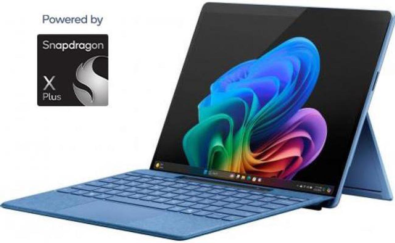 Main image of Microsoft Surface Pro Copilot+ PC (11th Edition) Touchscreen 13" 2880 x 1920 Qualcomm Snapdragon X Plus 16GB RAM 512GB SSD Windows 11 Home - Sapphire