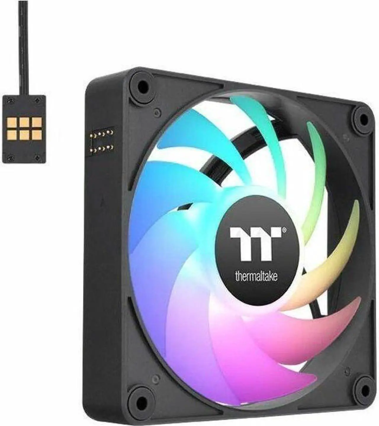 Alt view image 5 of 16 - Thermaltake CT140 EX ARGB Sync PC Cooling Fan 3-Fan Pack 3 Pack CLF182PL14SWA